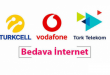 Turkcell, Vodafone, Türk Telekom, Bimcell Koşulsuz Şartsız Bedava 1 GB İnternet