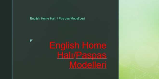 English Home Halı/Paspas Modelleri